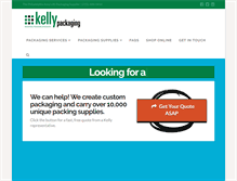 Tablet Screenshot of kellypackaging.com